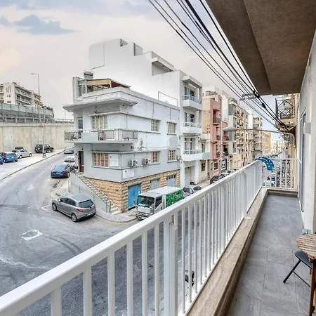 Luxury Cosy 3 Bedroom Apt In Gzira Sliema, Close Stjulians By Walk
